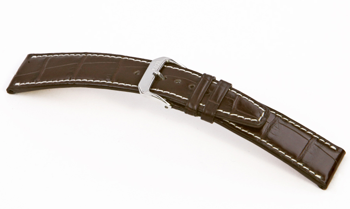 Horlogebandje Thunderbird donkerbruin | passend voor Rolex 