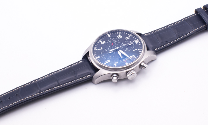 Horlogebandje Thunderbird donkerblauw | passend voor Breguet