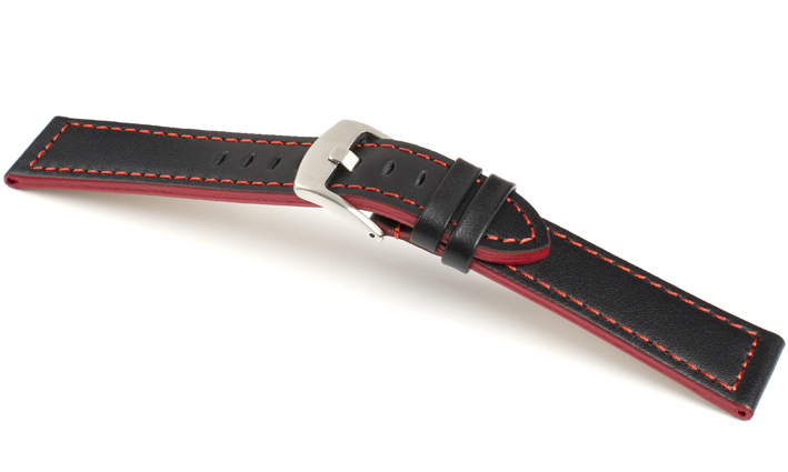 Horlogebandje Sportina rood | voor Steinhart 