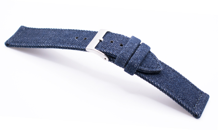 Horlogebandje Jeans Donkerblauw | Fossil 