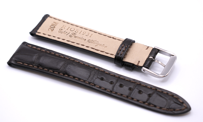 Horlogeband President donkerbruin | Voor A. Lange & Söhne