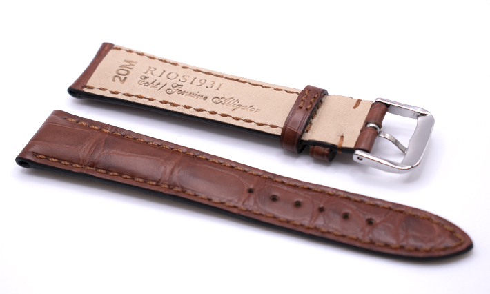 Horlogeband President mahagoni | Voor A. Lange & Söhne