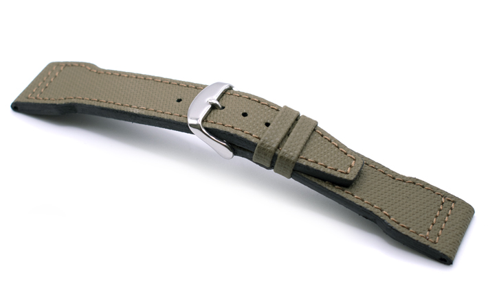 Horlogeband Pilot Olivegreen | passend voor Junghans 