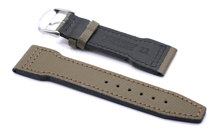 Horlogeband Pilot Olivegreen | passend voor Rolex