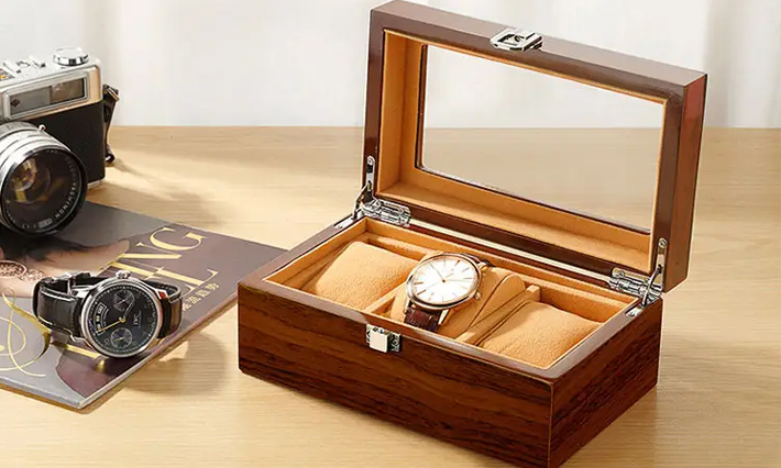 Luxe Horloge kist Bantoon bruin 3 | Horloge opbergboxen