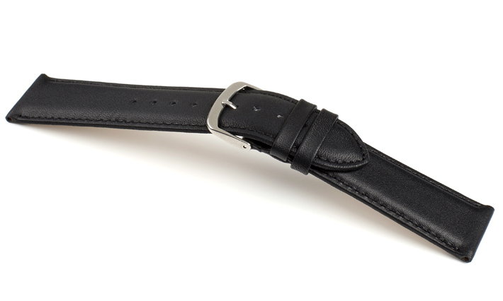 Horlogeband Chur zwart OE | voor Leer 