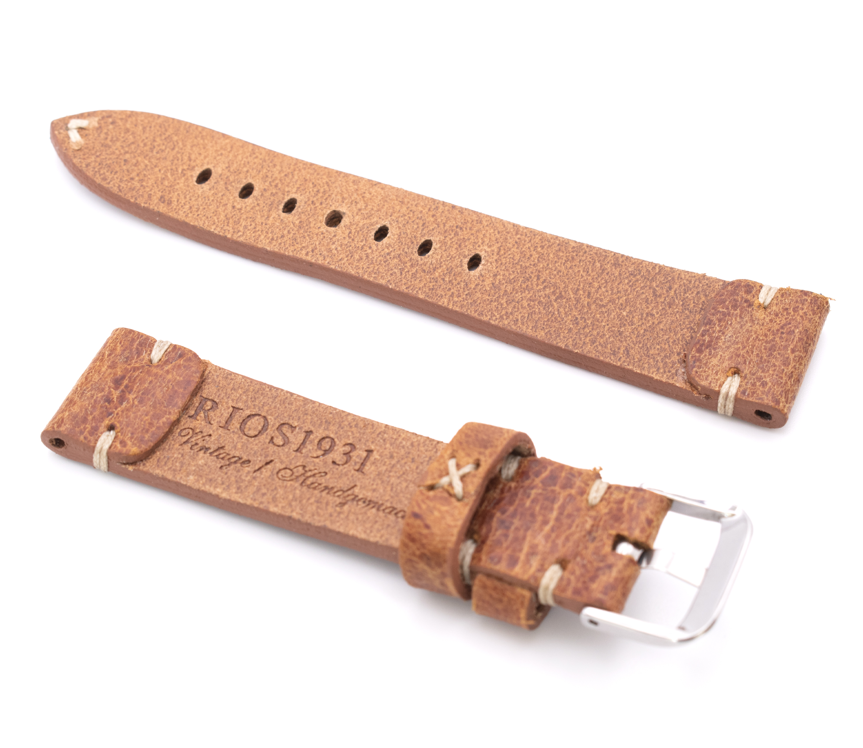 Horlogeband Watts vintage cognac | voor Bell & Ross