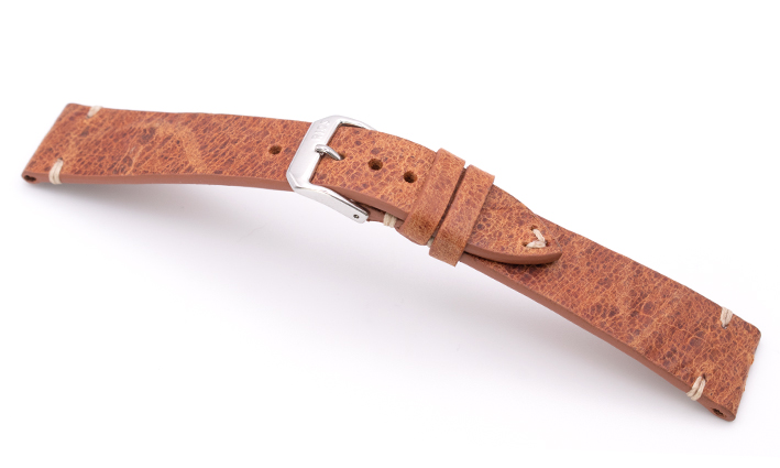 Horlogeband Leer Harrison cognac | voor Leer 