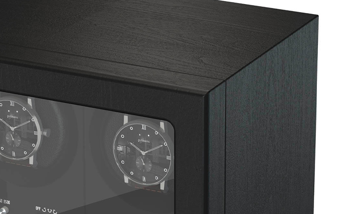 Watchwinder Boxy BLDC Opwinder Black | Super stil en compact