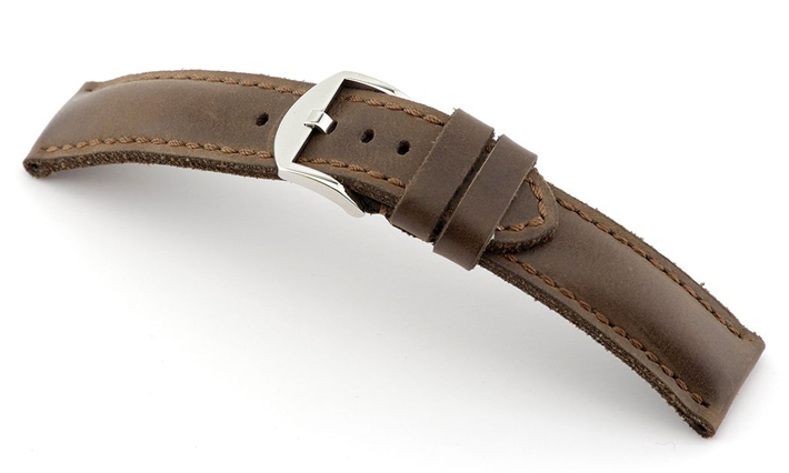 Horlogeband Derby bruin | voor Bell & Ross