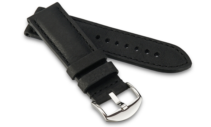 Horlogeband Derby zwart | voor Apple watch