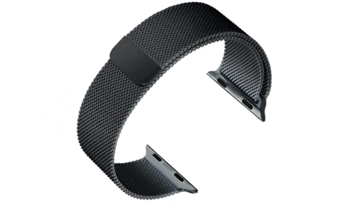 Apple Watch Milanese Band Zwart  | Apple watch band 