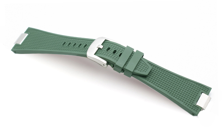 Horlogeband Premium Rubber groen  | Tissot PRX 