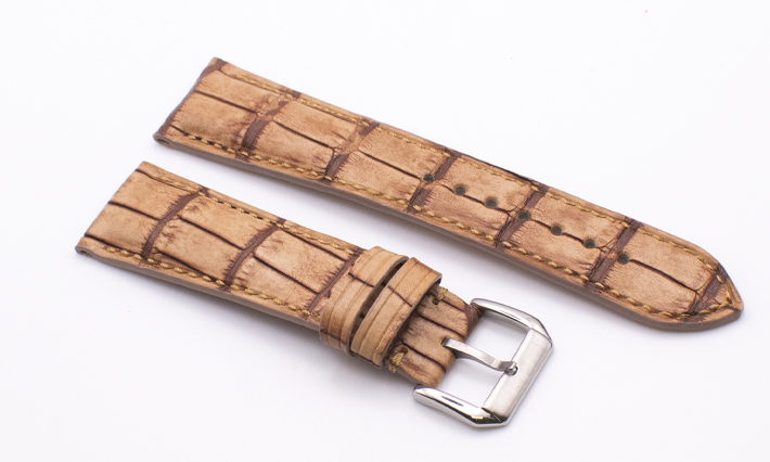 Horlogeband Alligator Two Tone Handmade | voor Rolex