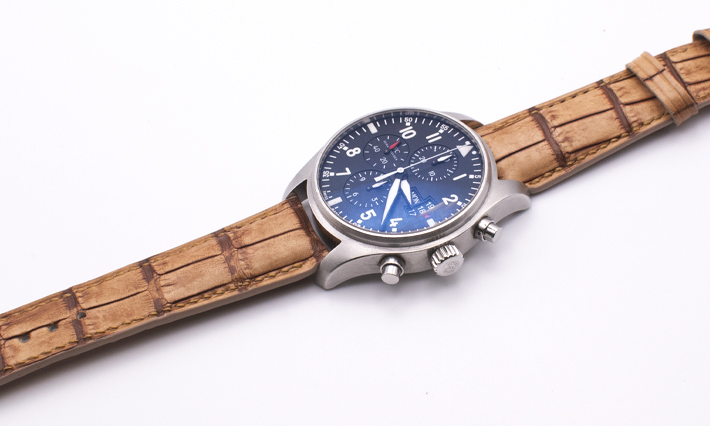 Horlogeband Alligator Two Tone Handmade | voor Rolex