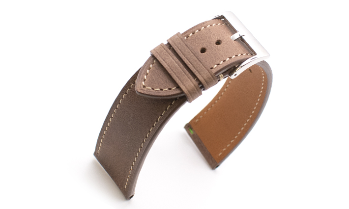 Horlogeband Italian Calf  Middenbruin | voor Leer