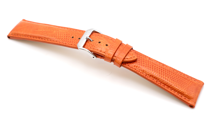 Horlogeband Lizzard Oranje | voor Glashütte Original