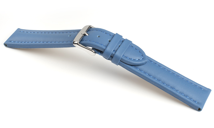 Horlogeband Basel TIT Meerblauw | voor Leer 