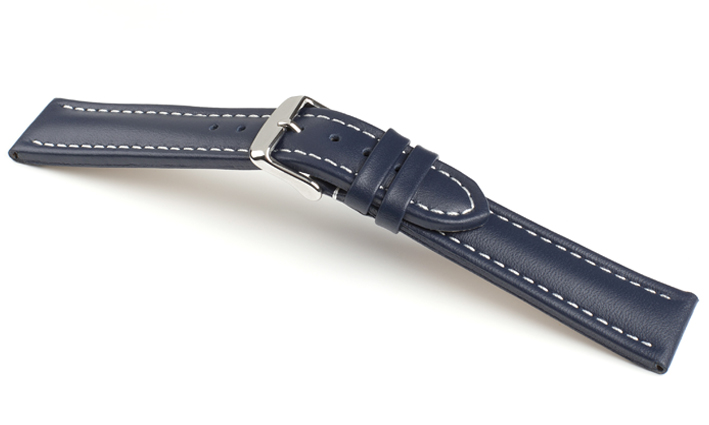 Horlogeband Basel WN donkerblauw | voor Timex 