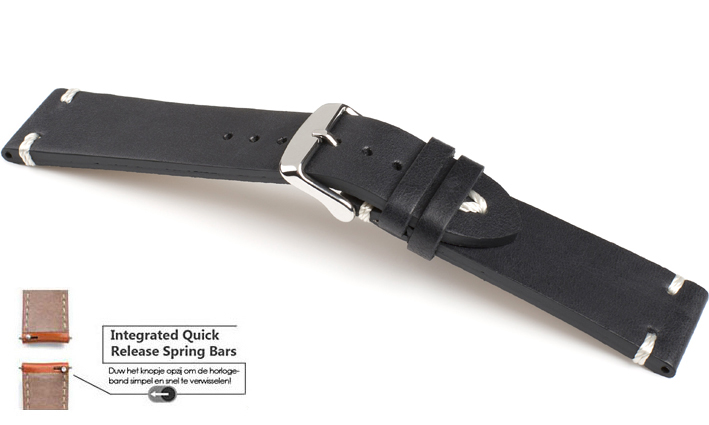 Horlogeband V band zwart | voor Michael Kors Smartwatch‎