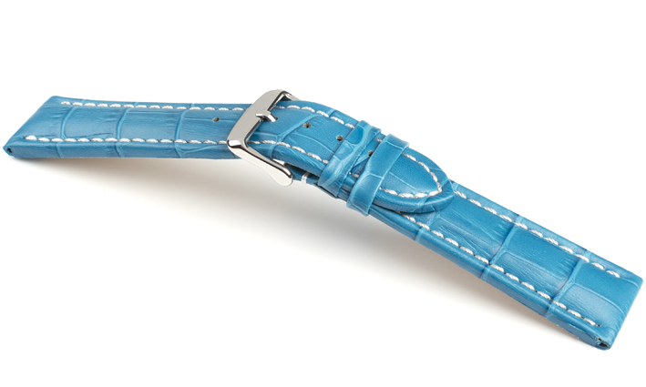 Horlogeband Kalimat WN turquoise | voor Armani