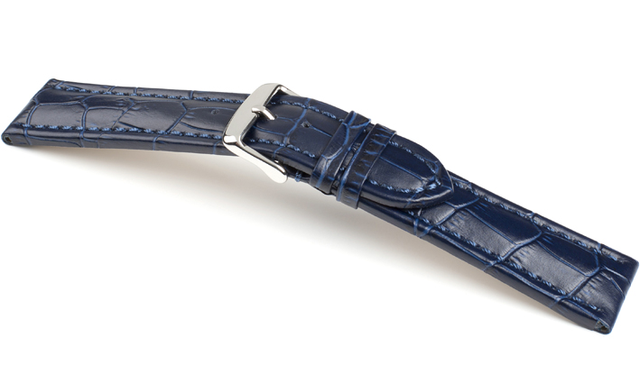 Horlogeband Kalimat donkerblauw | voor Nautica 