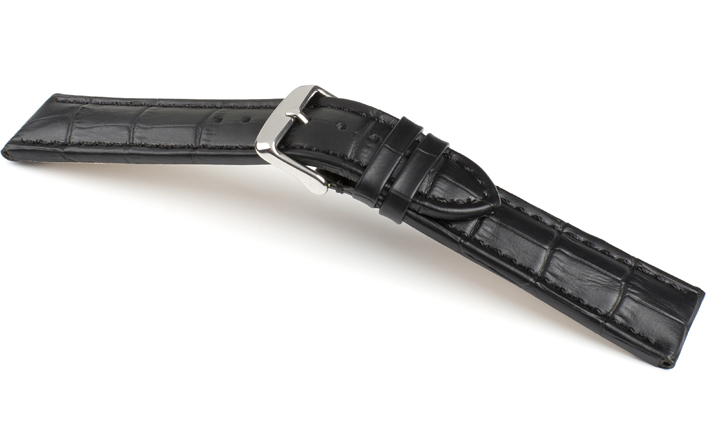 Horlogeband Kalimat zwart | voor Armani