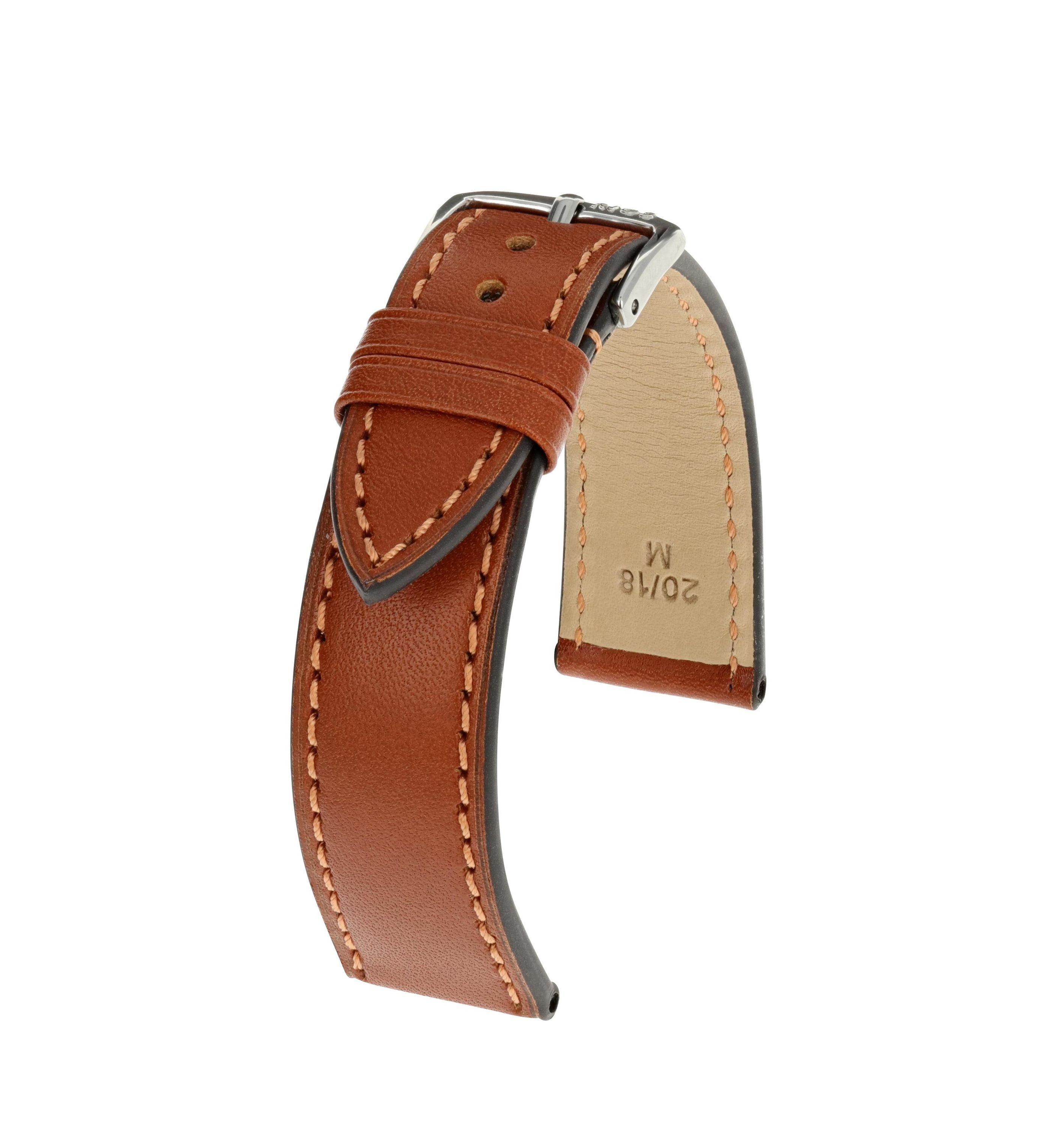 Horlogeband Samara cognac | voor Baume & Mercier