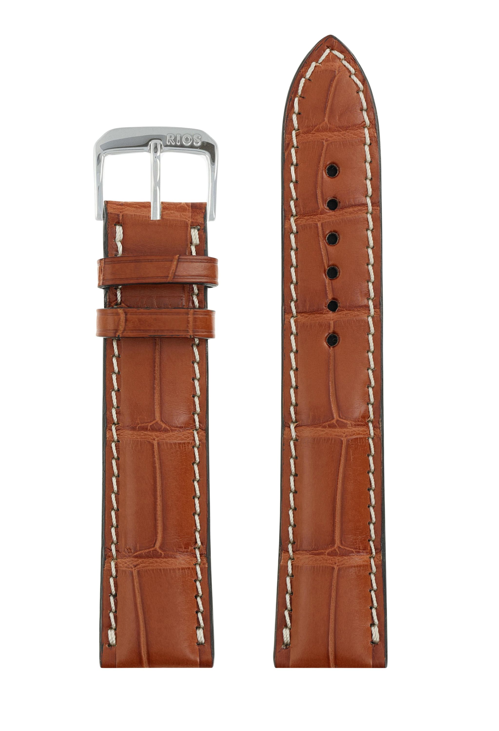 Horlogeband Connoisseur cognac | Voor Longines