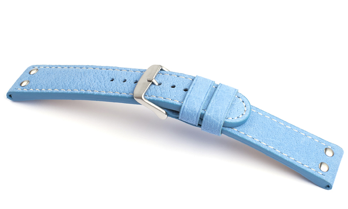 Horlogeband Flieger 2X2 lichtblauw | voor TW Steel 
