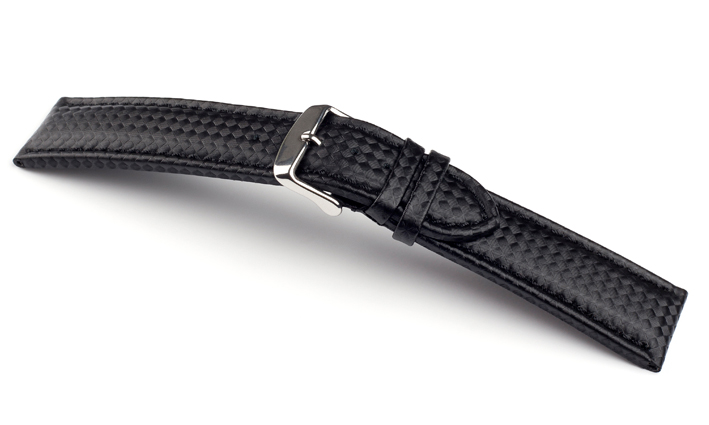 Horlogebandje Carbon Zwart | voor Seiko 