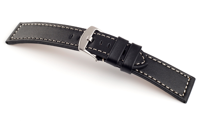 Horlogebandje Elba Zwart | voor Welder 