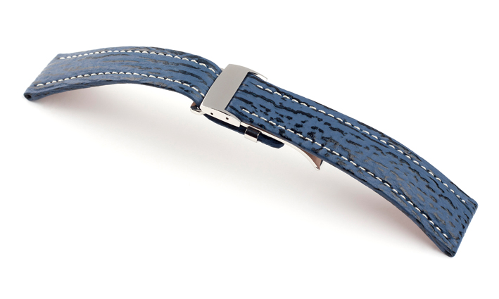 Horlogebandje Continental donkerblauw | passend voor Breitling horlogeband 