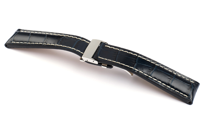 Horlogebandje Crosswind donkerblauw | passend voor Breitling 