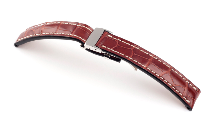 Horlogebandje Aero mahagoni | passend voor Breitling