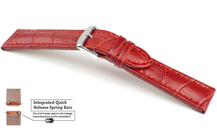 Horlogeband Kalimat rood | voor Sony 