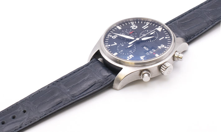 Horlogebandje Spitfire donkerblauw | passend voor Patek Philippe