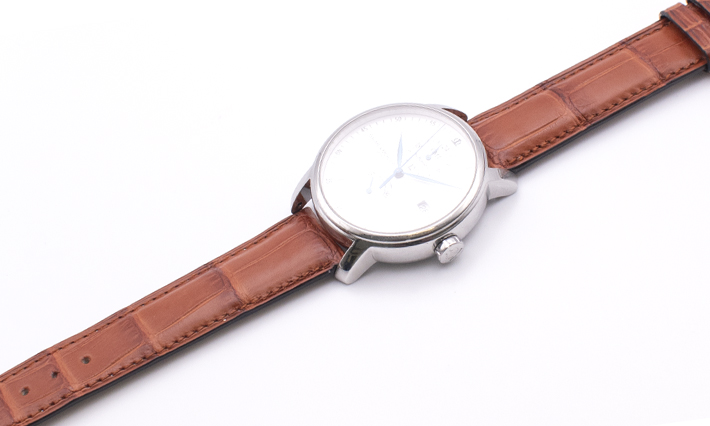 Horlogeband Alligator Classic cognac | voor Glashütte Original