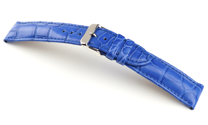 Horlogeband Louisiana azuurblauw | voor Raymond Weil 