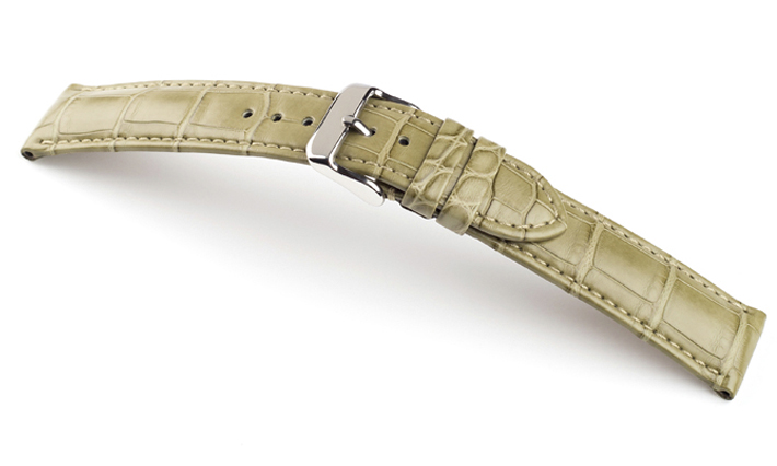 Horlogeband Louisiana olijfgroen | voor Baume & Mercier 