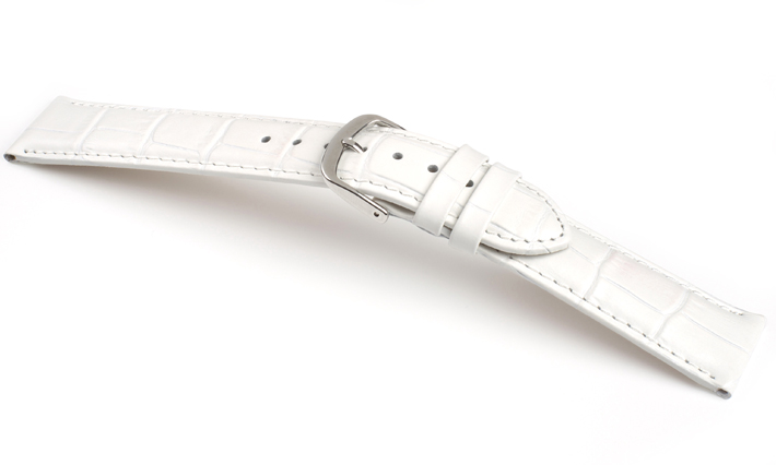 Horlogeband Lausanne wit | voor Leer 