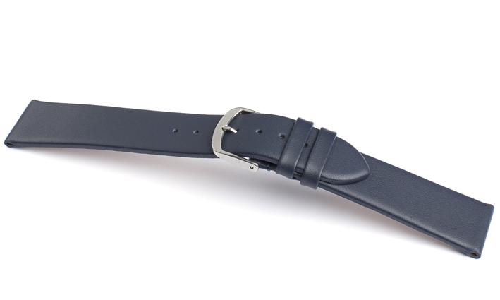 Horlogeband Clip Odeon donkerblauw | horlogebanden vaste pin 